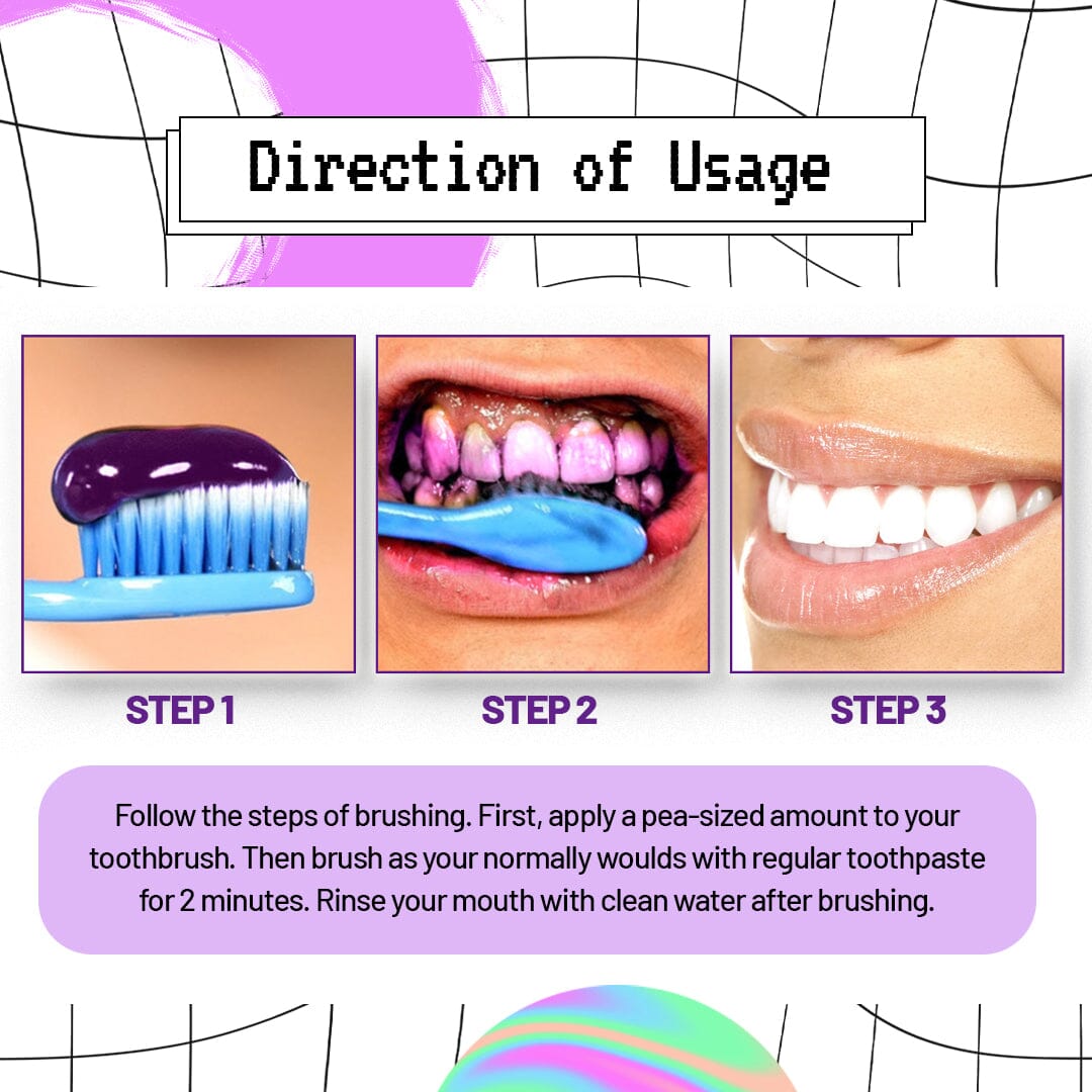 💜AngelSmile™ Whitening Purple Mousse Toothpaste